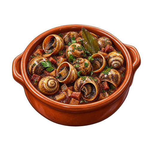 Andorran-Style Snails sticker illustration
