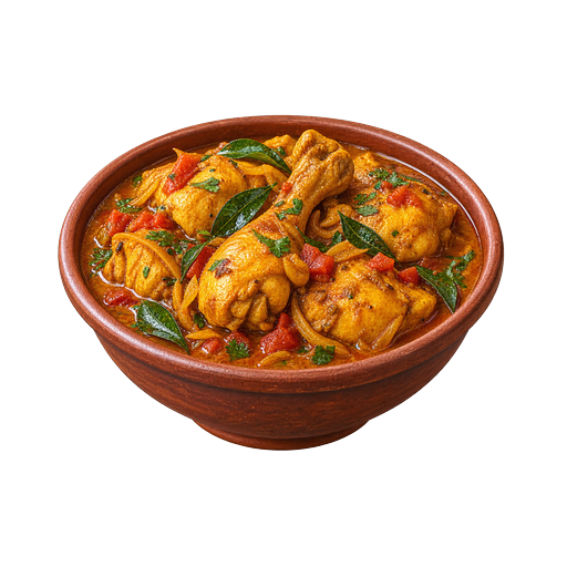 Mauritian Chicken Curry sticker illustration