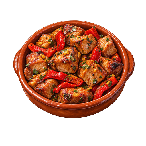 Canarian Fiesta Pork sticker illustration