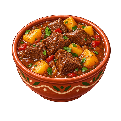 Puerto Rican Beef Stew sticker illustration