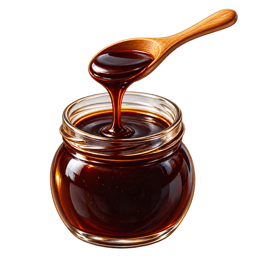 Carob Syrup sticker illustration