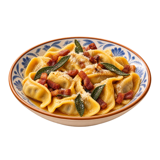 Casoncelli alla bergamasca sticker illustration