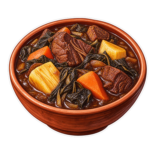 Cayman Pepper Pot sticker illustration