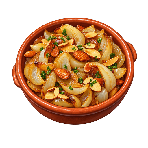 Andalusian Onion and Almond Soup sticker illustration