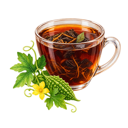Cerasee Tea sticker illustration