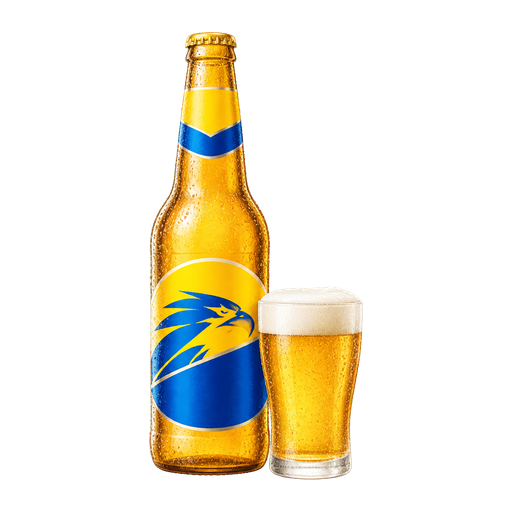 Cerveza Águila sticker illustration