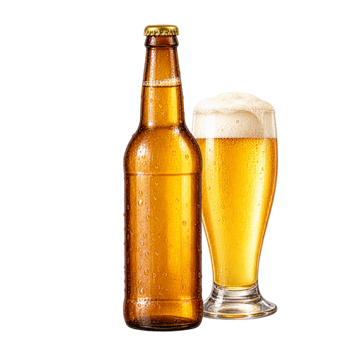 Mocaf Beer sticker illustration