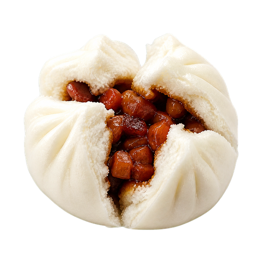 Barbecue Pork Buns sticker illustration