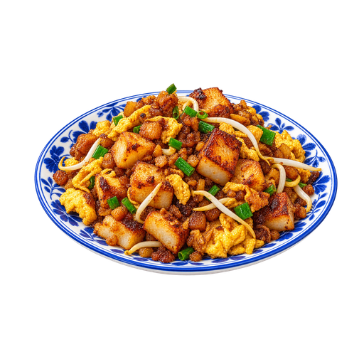 Singapore Fried Radish Cake sticker illustration