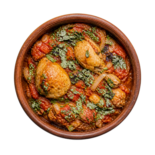 Chicken in Tomato and Herbs sticker illustration