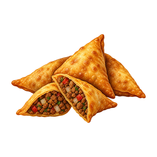 Cape Verdean Samosas sticker illustration