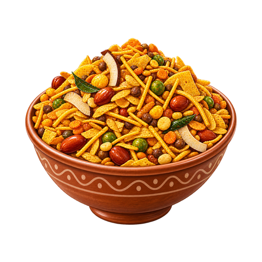 Chanachur sticker illustration