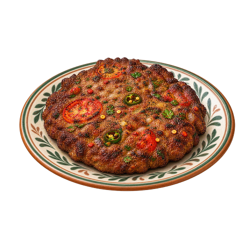 Chapli Kabab sticker illustration