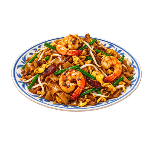 Char Kway Teow sticker illustration
