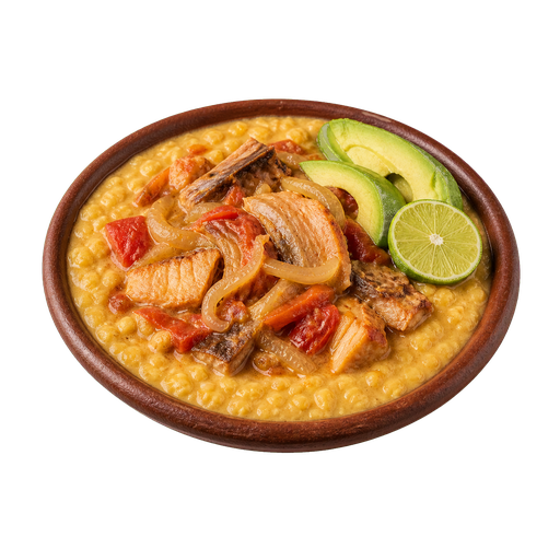 Chenchén con Pescado Salado sticker illustration