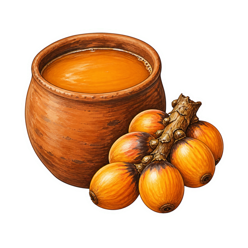Chicha de Chonta sticker illustration