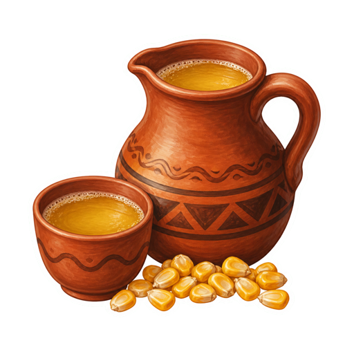 Chicha de Jora sticker illustration