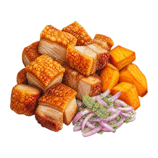 Chicharrón Peruano sticker illustration