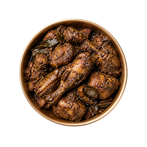 Chicken Chettinad sticker illustration