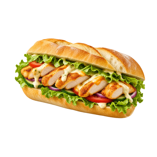 Chicken Fillet Roll sticker illustration