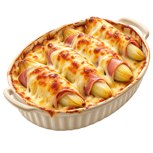 Chicons au Gratin sticker illustration