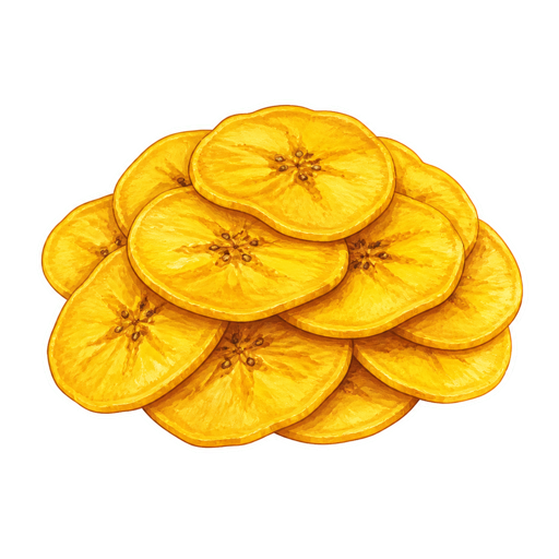 Chifles sticker illustration