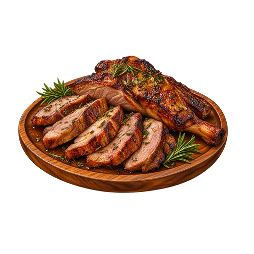 Chigüiro a la Brasa sticker illustration
