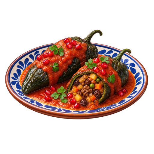 Chiles Rellenos sticker illustration