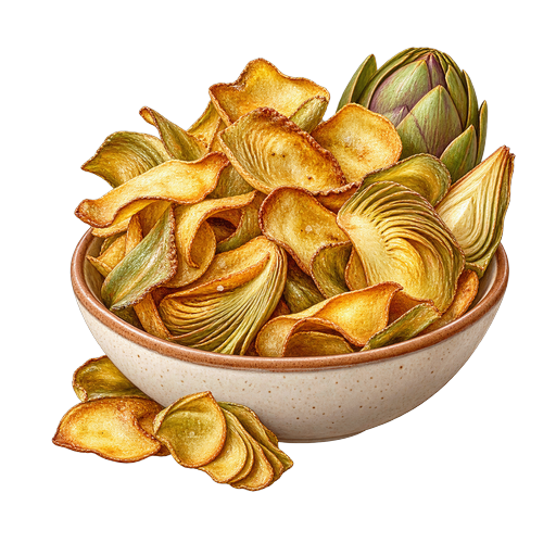 Artichoke Chips sticker illustration