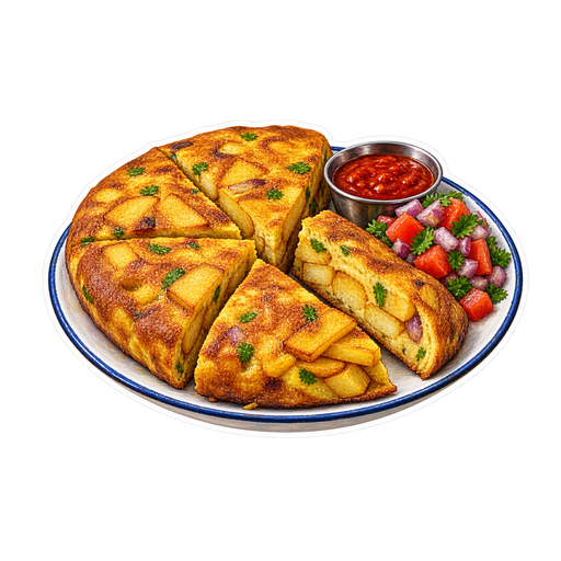 Chipsi Mayai sticker illustration