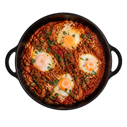 Georgian Baked Eggs sticker illustration