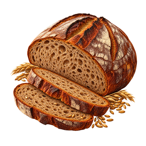 Chleb prądnicki sticker illustration