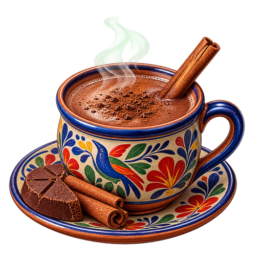Hot Chocolate (Guatemalan) sticker illustration