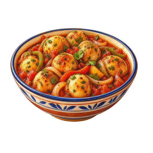 Fish Ball Stew sticker illustration