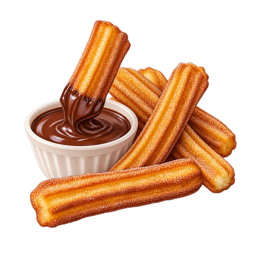 Churros sticker illustration