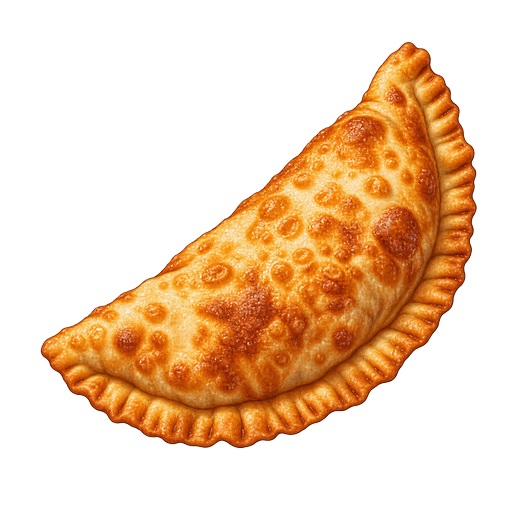 Çiğ börek sticker illustration