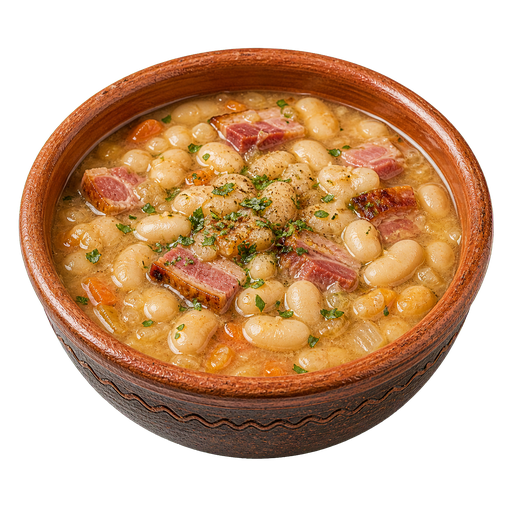 Bean Soup in a Bread Bowl sticker illustration