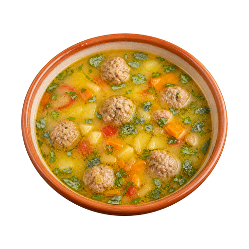 Meatball Sour Soup sticker illustration