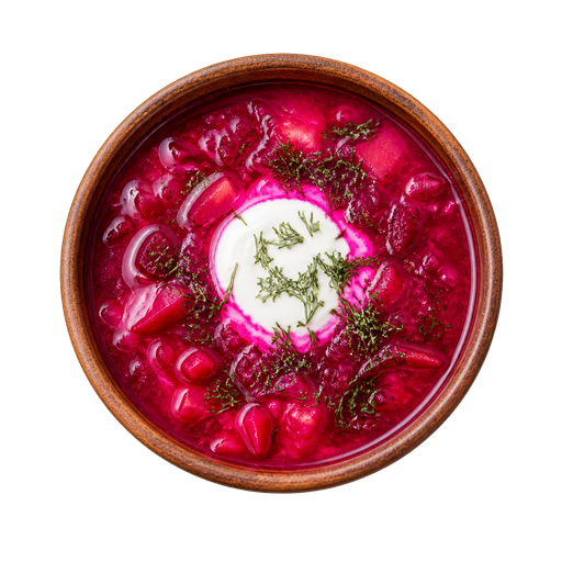 Beet Sour Soup sticker illustration