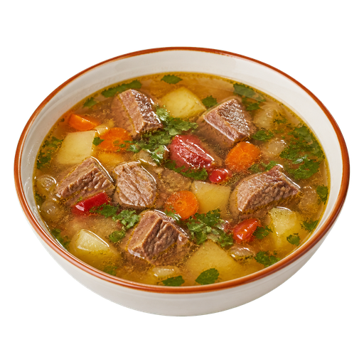 Beef Sour Soup sticker illustration