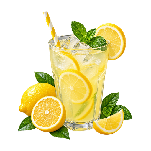 Citronnade sticker illustration