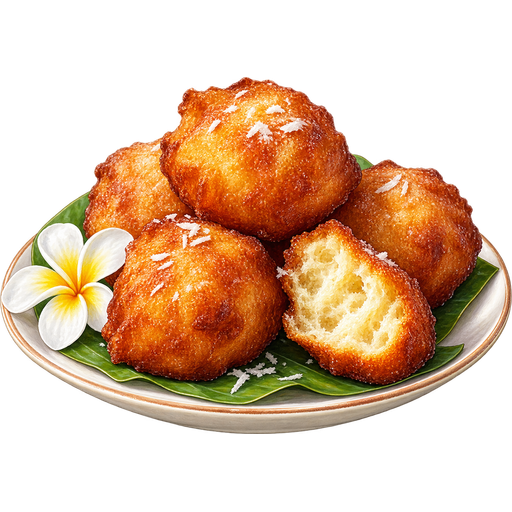 Tahitian Donuts sticker illustration