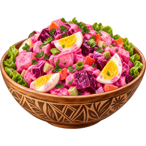 Pink Potato Salad sticker illustration
