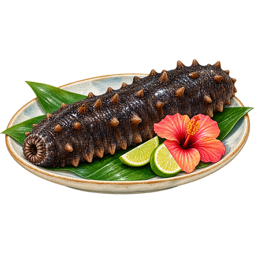 Cook Islands Sea Cucumber sticker illustration