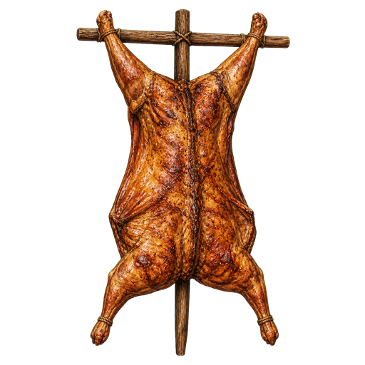 Spit Roast sticker illustration