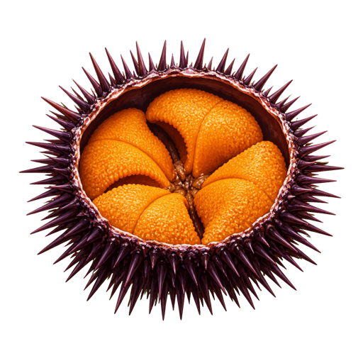 Sea Urchin sticker illustration