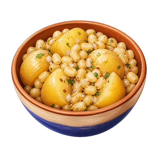 Potatoes with Mote sticker illustration