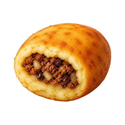 Stuffed Potatoes sticker illustration