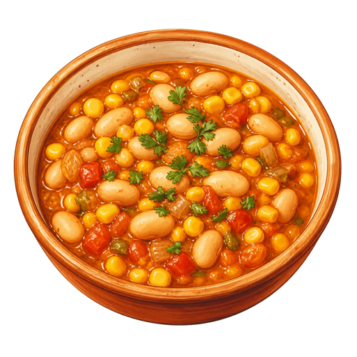 Bean Stew sticker illustration