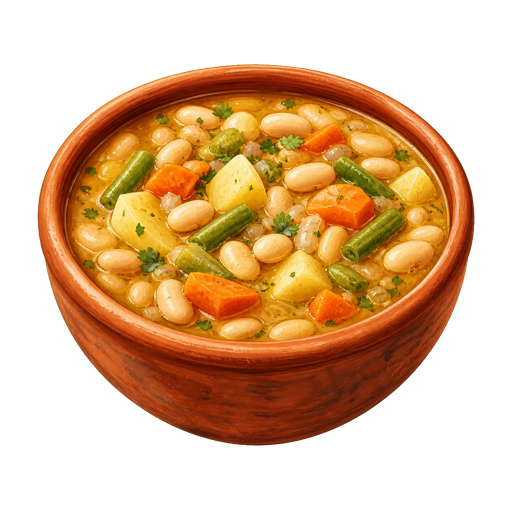 Bean Soup sticker illustration